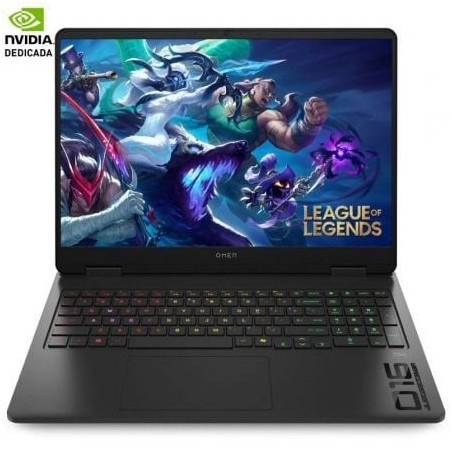 Portátil gaming hp omen 16-an0012ns intel core ultra 7-255h/ 32gb/ 1tb ssd/ geforce rtx 5070/ 16'/ sin sistema operativo