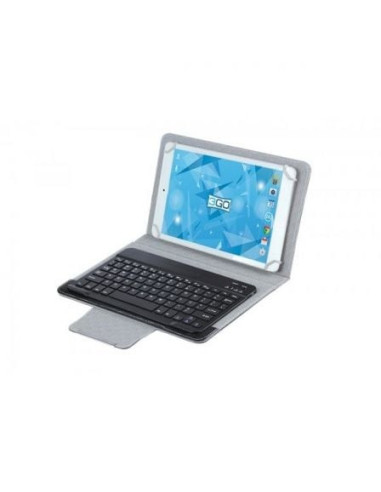 Funda con teclado 3go csgt28 para tablets de 10'/ negra y gris