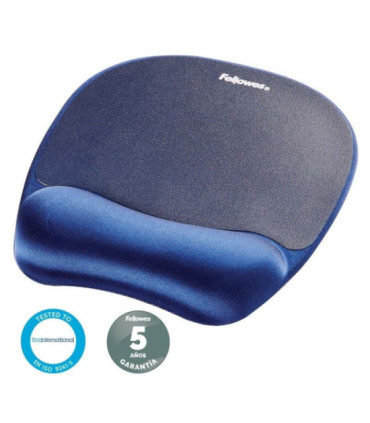 Alfombrilla ergonómica fellowes 9172801/ 20 x 196 x 230mm/ azul