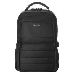 Mochila Vention KRKB0 para Portátiles hasta 17'/ 20L/ Impermeable/ Puerto USB/ Antirrobo/ Negra