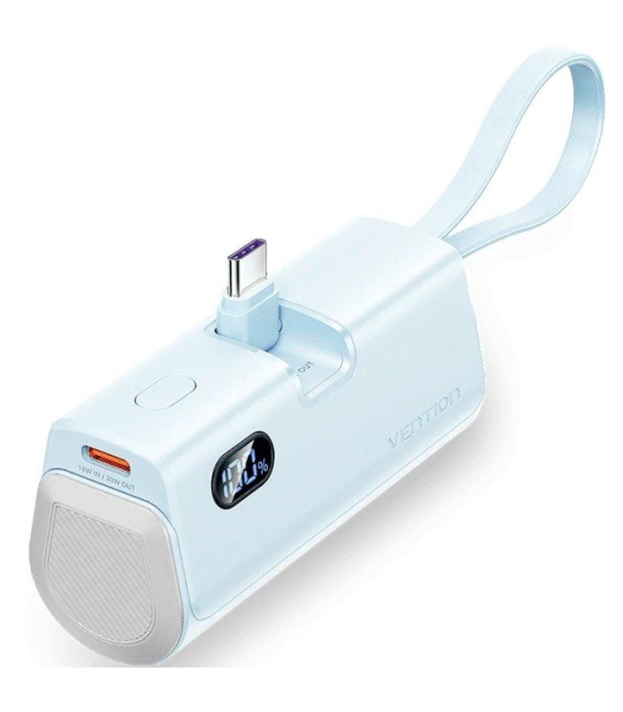 Powerbank 4800mah vention fhql0/ 22.5w/ azul