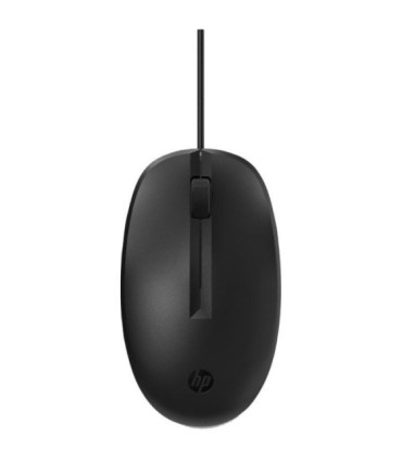 Ratón hp 125/ hasta 1200 dpi/ negro
