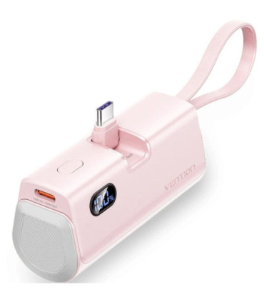 Powerbank 4800mah vention fhqp0/ 22.5w/ rosa
