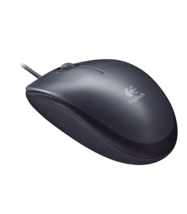 Ratón logitech m90/ hasta 1000 dpi/ gris v2