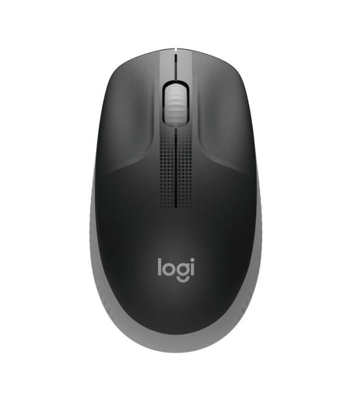 Ratón inalámbrico logitech m190/ hasta 1000 dpi/ gris medio