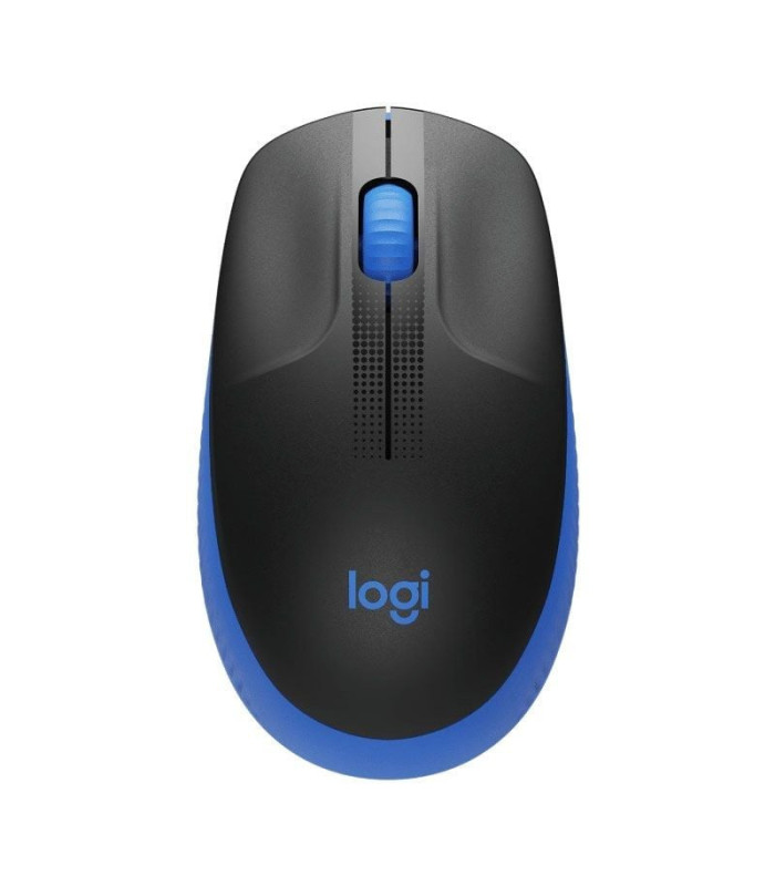 Ratón inalámbrico logitech m190/ hasta 1000 dpi/ azul