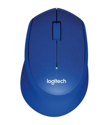 Ratón inalámbrico logitech m330 silent plus/ hasta 1000 dpi/ azul