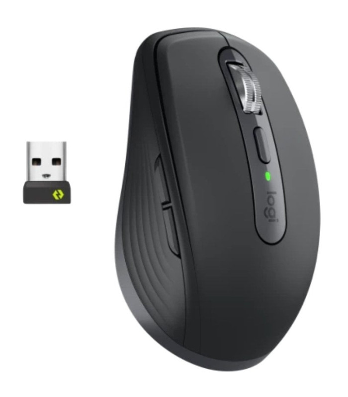 Ratón inalámbrico logitech mx anywhere 3s for business/ batería recargable/ hasta 8000 dpi/ grafito