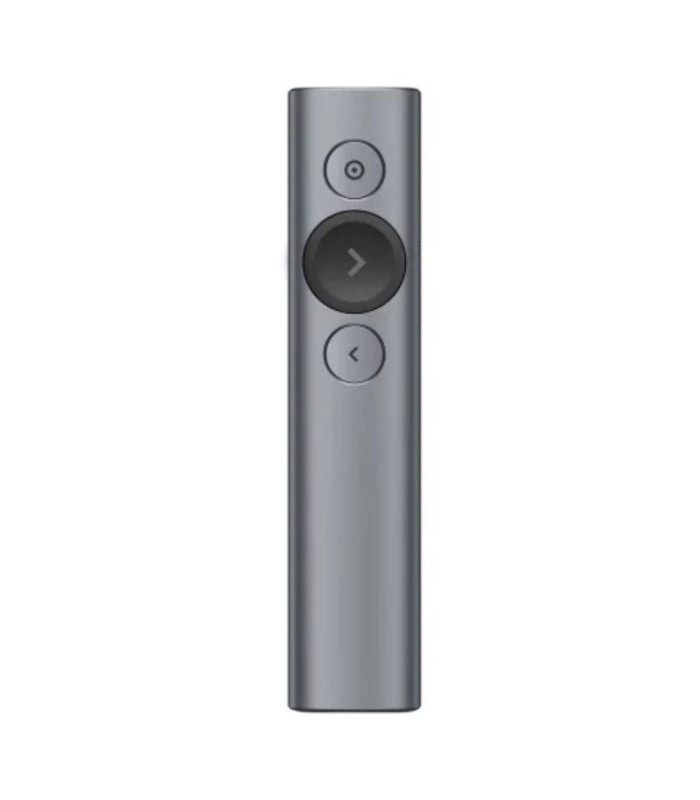 Presentador inalámbrico logitech spotlight presentation remote/ gris pizarra