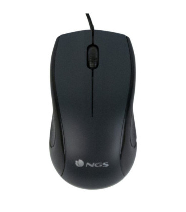 Ratón ngs black mist/ hasta 1000 dpi