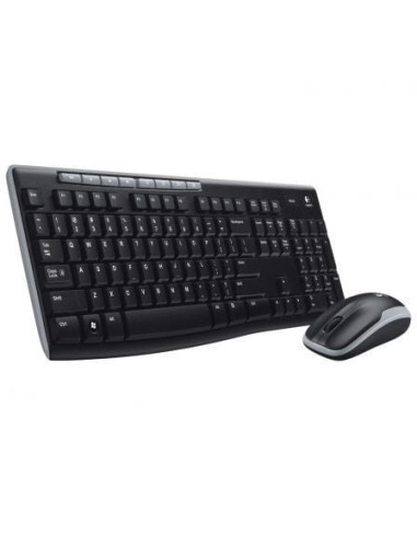 Teclado y ratón inalámbricos logitech wireless combo mk270