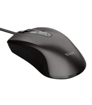 Ratón trust basics wired mouse/ hasta 1200 dpi