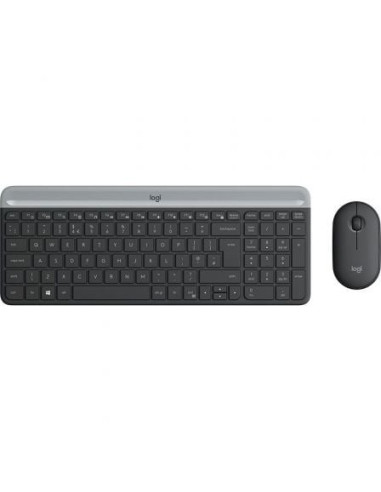 Teclado y ratón inalámbricos logitech slim combo mk470