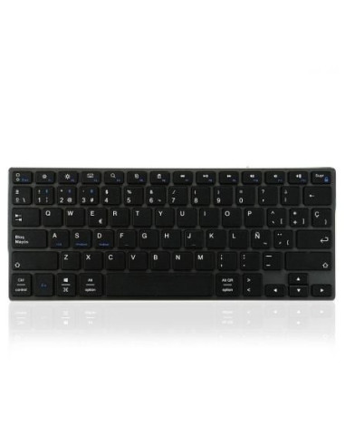 Teclado compacto inalámbrico por bluetooth subblim advance compact/ gris