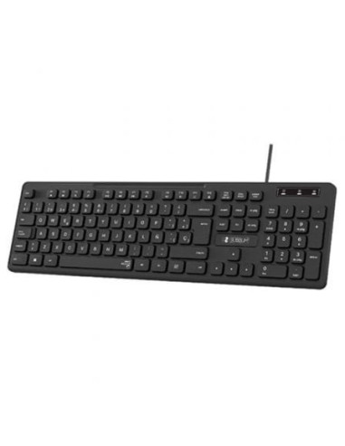 Teclado subblim business slim silencioso/ negro