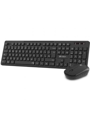 Teclado y ratón inalámbrico subblim combo business slim cssw10/ negro