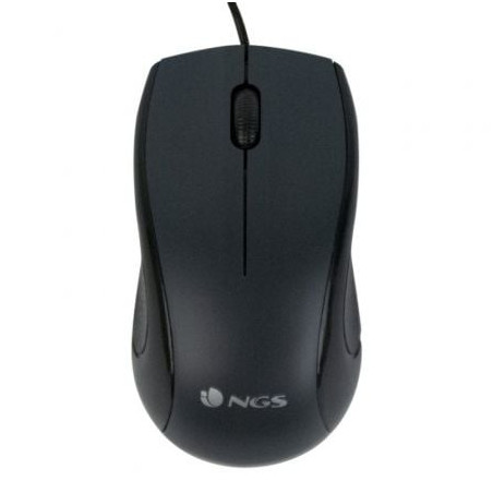 Ratón ngs black mist/ hasta 1000 dpi