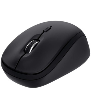 Ratón mini inalámbrico trust yvi+ multidispositivo/ hasta 1600 dpi/ negro