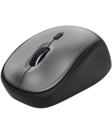 Ratón mini inalámbrico trust yvi+ silent/ hasta 1600 dpi/ negro