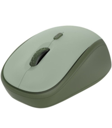 Ratón mini inalámbrico trust yvi+ silent/ hasta 1600 dpi/ verde