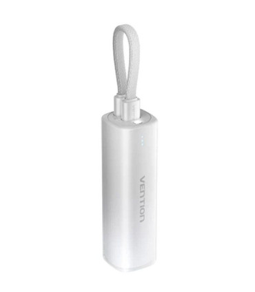 Powerbank 5000mah vention fhwm0/ 20w/ gris/ incluye cable usb tipo-c y lightning