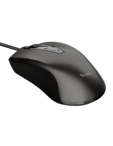 Ratón trust basics wired mouse/ hasta 1200 dpi