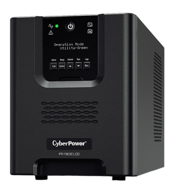 Sai línea interactiva cyberpower pr1500elcd/ 1500va-1350w/ 8 salidas/ formato torre