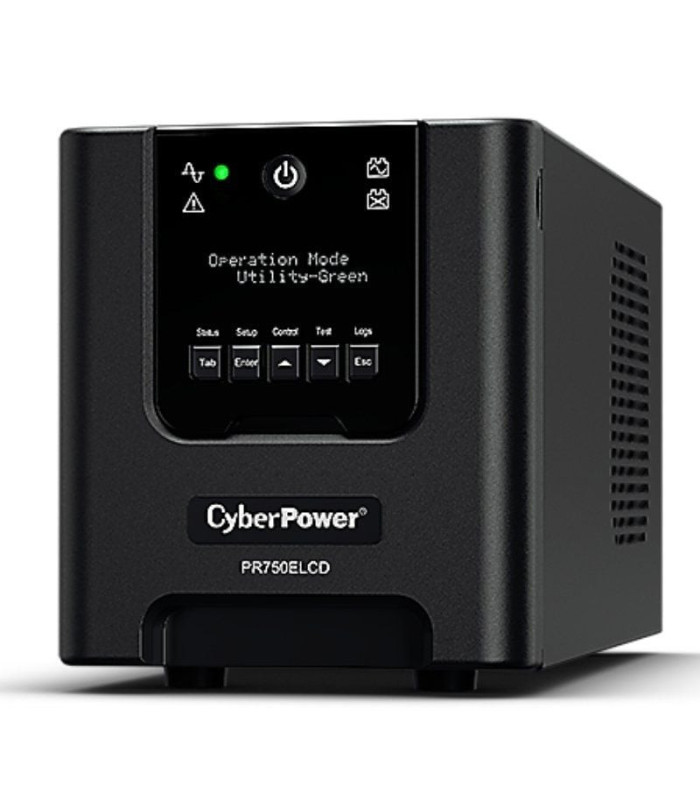 Sai línea interactiva cyberpower pr750elcd/ 750va-675w/ 6 salidas/ formato torre