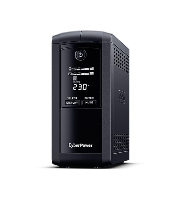 Sai línea interactiva cyberpower vp1000elcd/ 1000va-550w/ 4 salidas/ formato torre