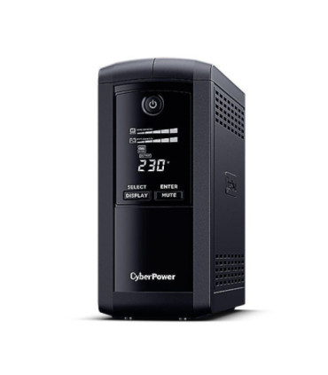 Sai línea interactiva cyberpower vp1000elcd/ 1000va-550w/ 4 salidas/ formato torre