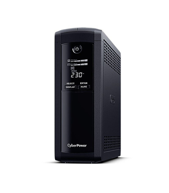 Sai línea interactiva cyberpower vp1200elcd-de/ 1200va-720w/ 5 salidas/ formato torre