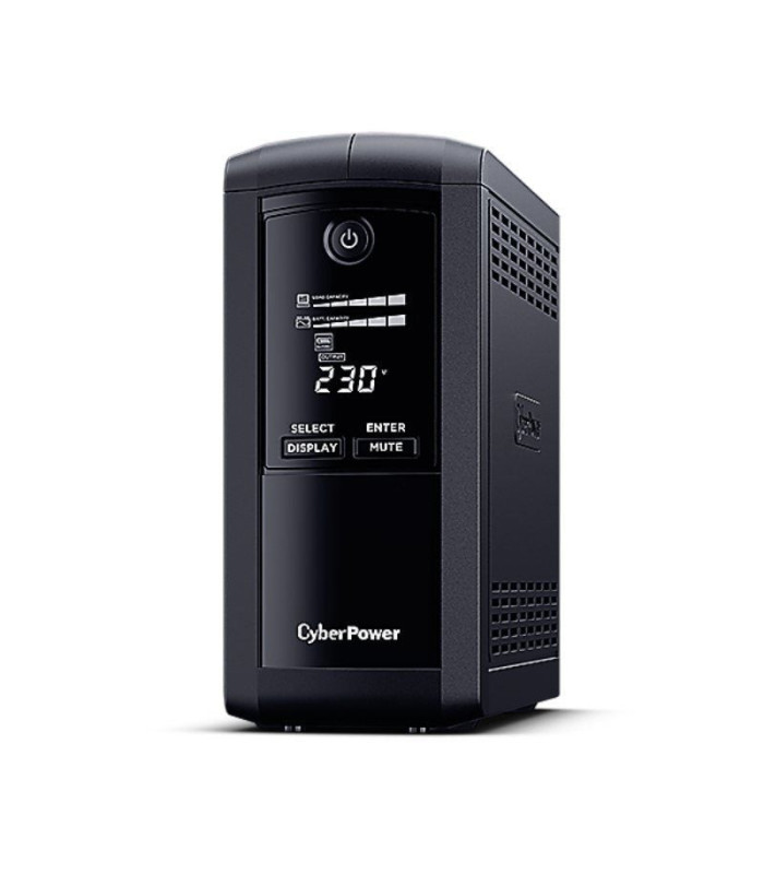Sai línea interactiva cyberpower vp700elcd/ 700va-390w/ 4 salidas/ formato torre