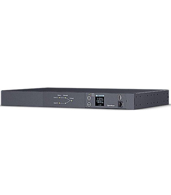 Unidad de distribución para alimentación cyberpower pdu24005/ 16a/ 2x iec c19 - 8x iec c13/ formato rack 1u