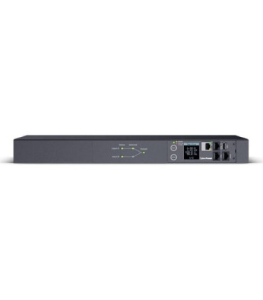 Unidad de distribución para alimentación cyberpower pdu44004/ 10-12a/ 12x iec c13/ formato rack 1u