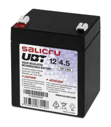 Batería salicru ubt 12/4,5 compatible con sai salicru según especificaciones