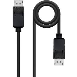 Cable DisplayPort 1.4 8K Nanocable 10.15.2802/ DisplayPort Macho - DisplayPort Macho/ 2m/ Certificado/ Negro