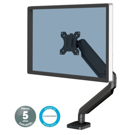 Soporte de mesa para monitor fellowes 8043301/ giratorio/ inclinable/ hasta 8kg