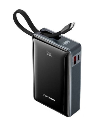 Powerbank 20000mah vention fkdm0/ 65w/ gris/ incluye cable usb tipo-c