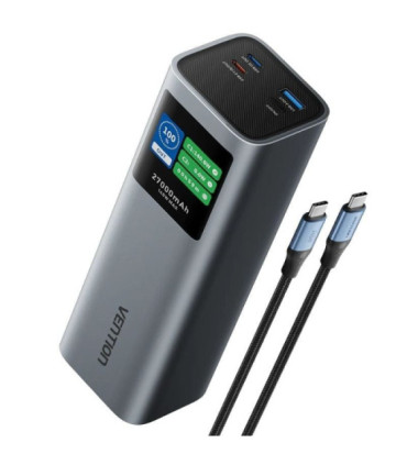 Powerbank 27000mah vention fkeh0/ 140w/ gris