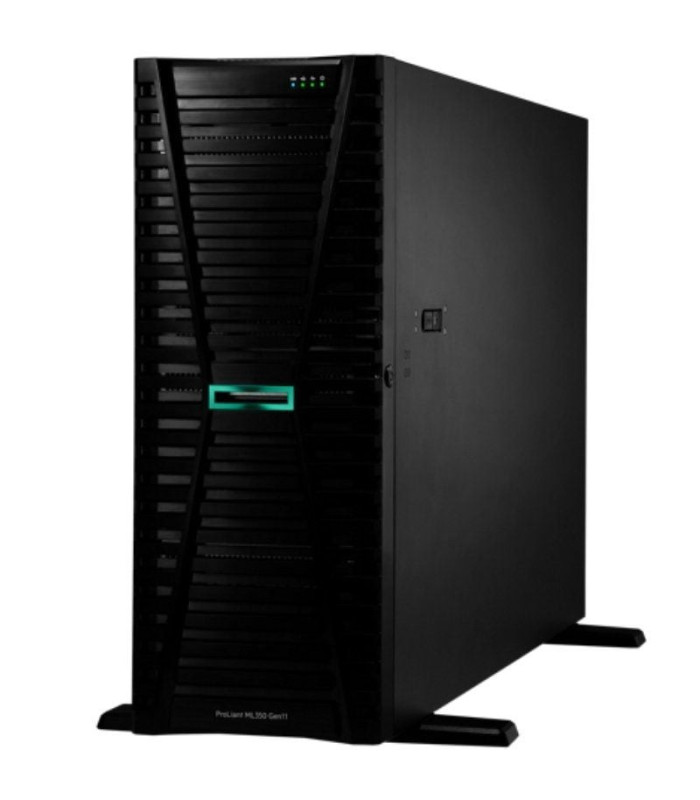 Servidor hpe proliant ml350 gen11 intel xeon silver 4510/ 64gb ram/ 2x 960gb ssd