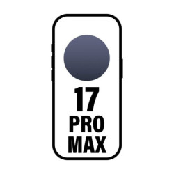 Smartphone apple iphone 17 pro max 512gb/ 6.9'/ 5g/ azul oscuro
