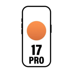 Smartphone apple iphone 17 pro 256gb/ 6.3'/ 5g/ naranja cosmico