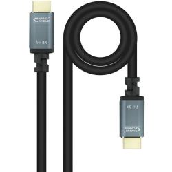 Cable HDMI 2.1 IRIS 8K Nanocable 10.15.8005/ HDMI Macho - HDMI Macho/ 5m/ Negro