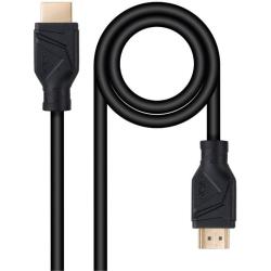 Cable HDMI 2.1 8K Nanocable 10.15.8301/ HDMI Macho - HDMI Macho/ 1m/ Negro