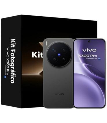 Smartphone vivo x300 pro 16gb/ 512gb/ 6.78'/ 5g/ negro + kit fotográfico vivo x300 pro