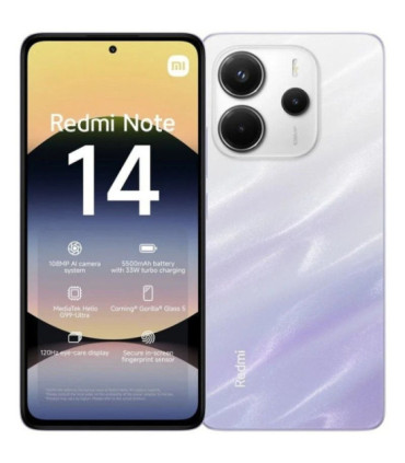 Smartphone xiaomi redmi note 14 6gb/ 128gb/ 6.67'/ púrpura