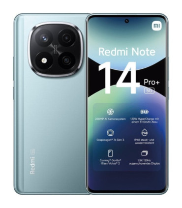 Smartphone xiaomi redmi note 14 pro+ 12gb/ 256gb/ 6.67'/ 5g/ azul