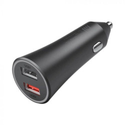 Cargador de coche xiaomi mi car charger/ 2xusb/ 2a/ 3a