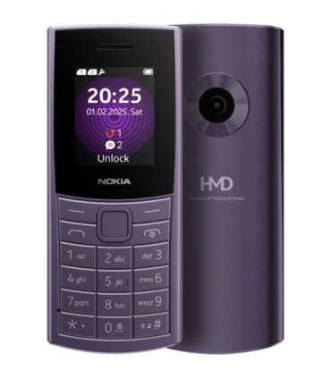 Teléfono móvil nokia 110 4g 2nd edition/ púrpura