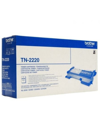 Tóner original brother tn-2220/ negro